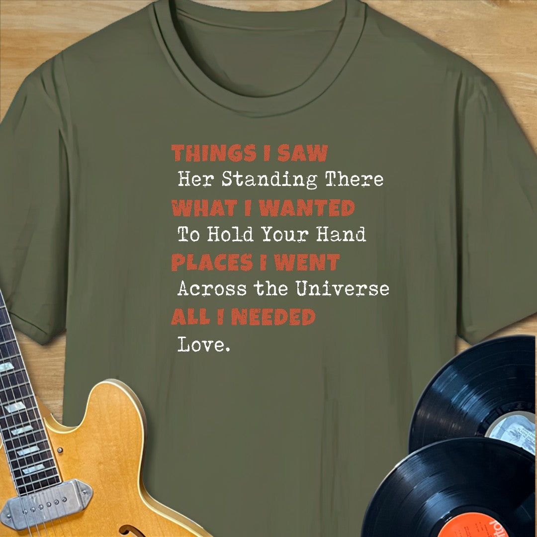 Fab Song List Tee