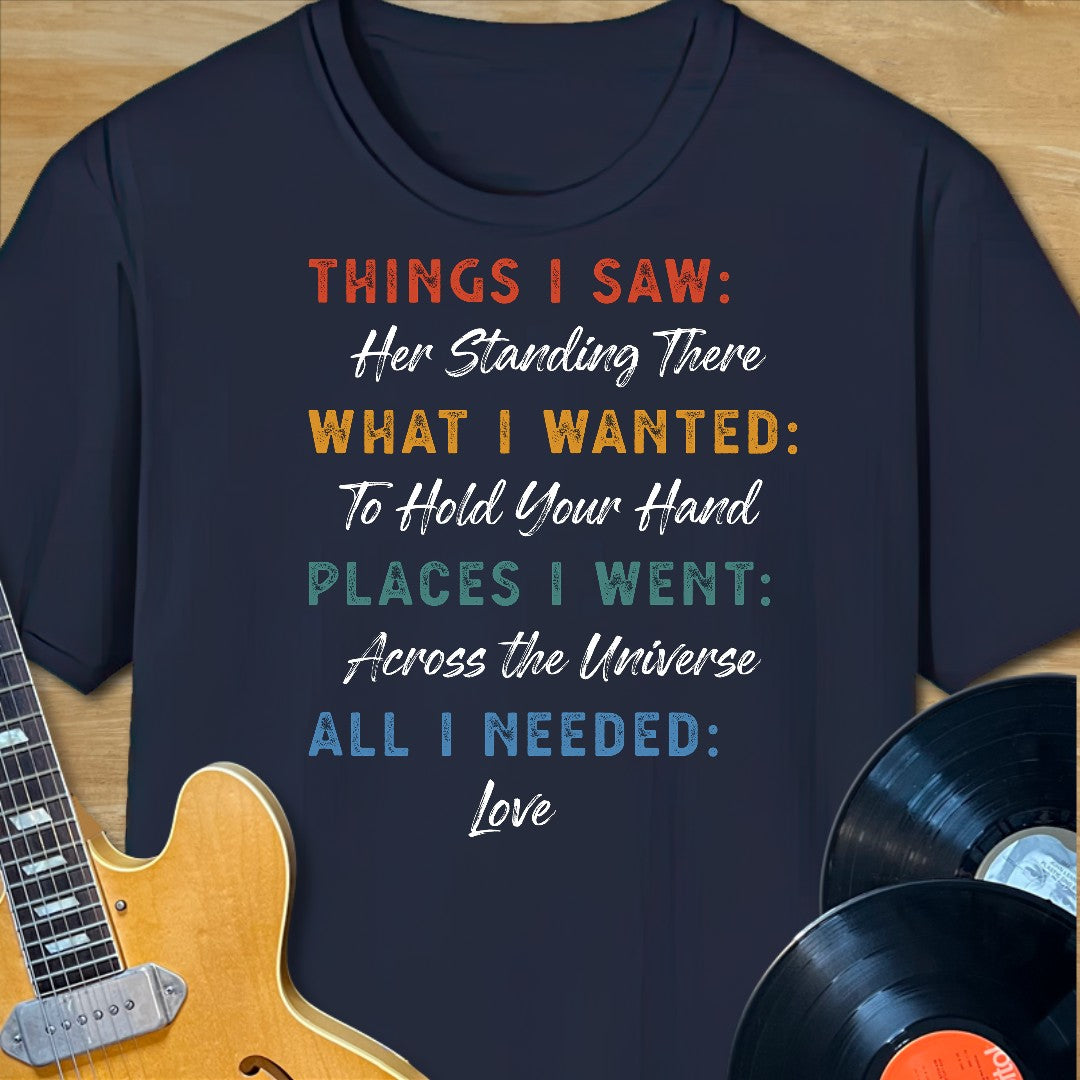 Fab Song List T-Shirt