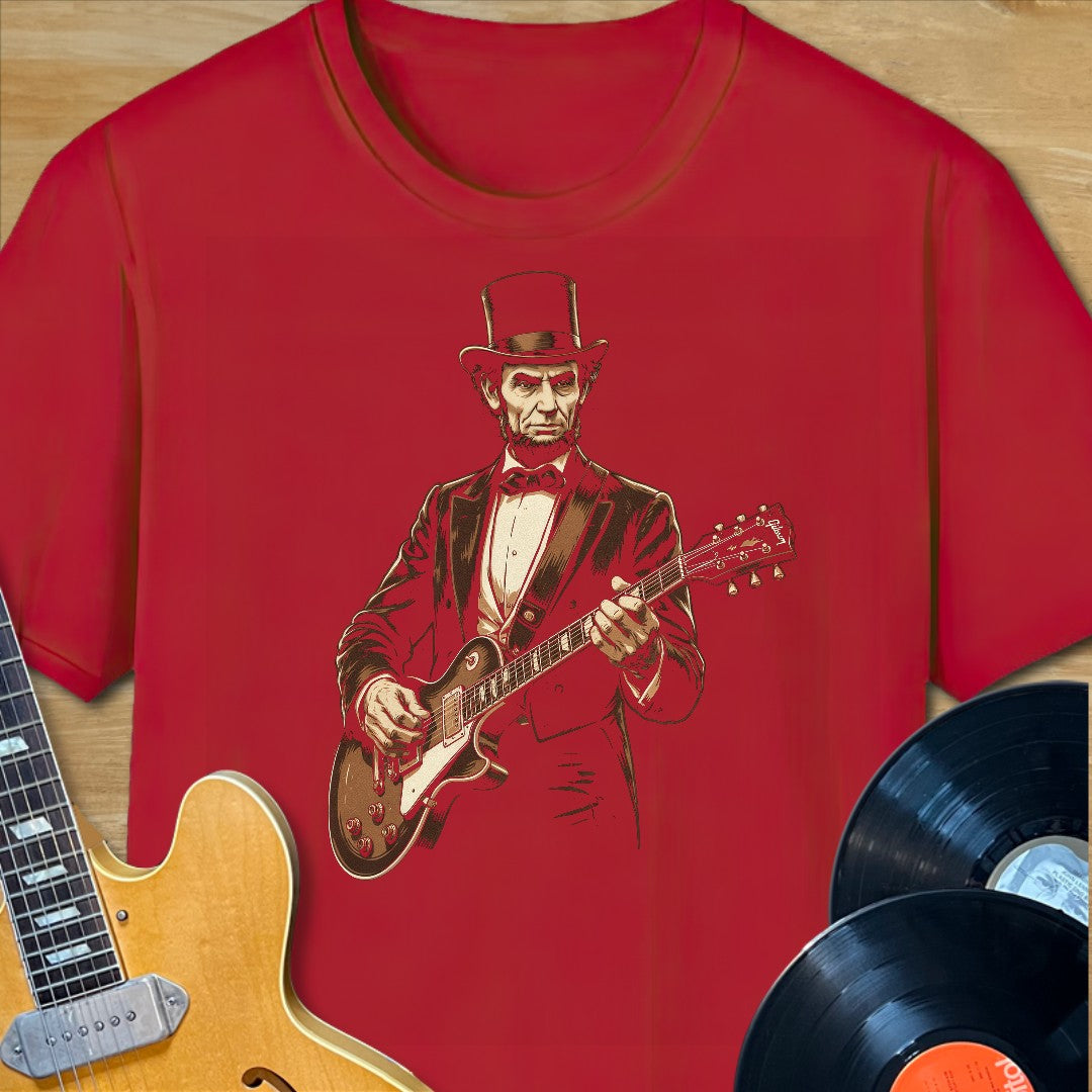 Abe Lincoln Guitar Tee