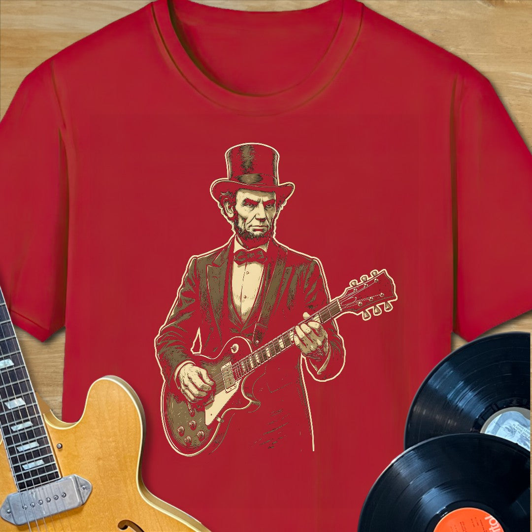 Abe Lincoln Guitar TShirt
