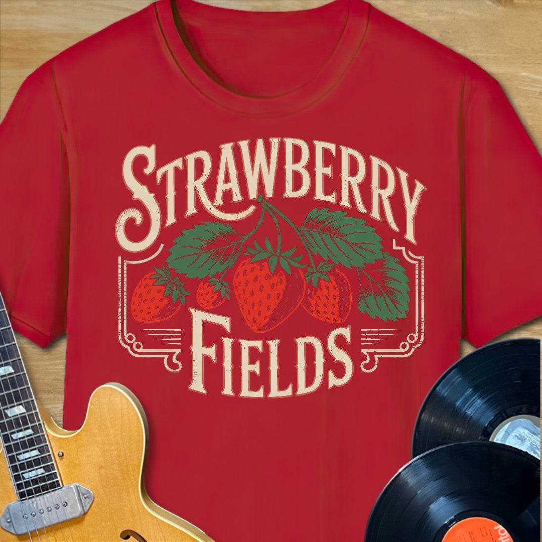 Strawberry Fields Crate Art T-Shirt