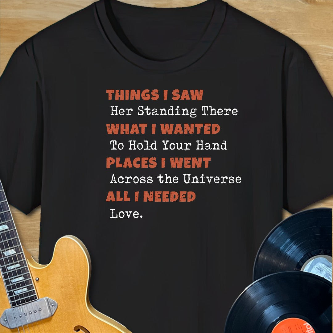 Fab Song List Tee