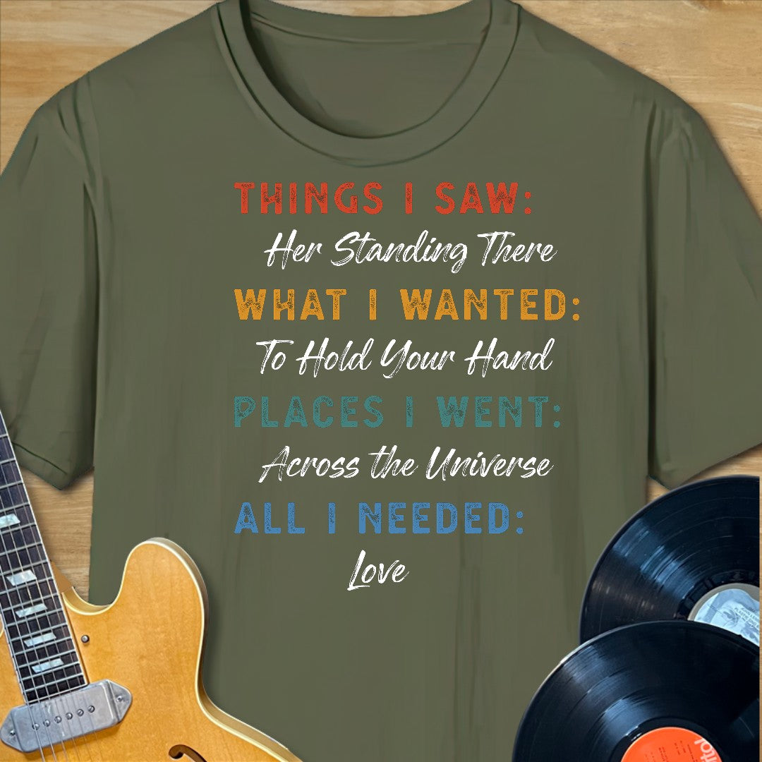 Fab Song List T-Shirt