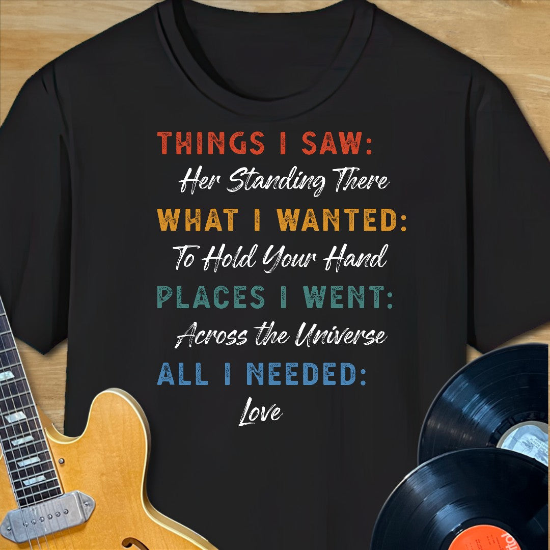 Fab Song List T-Shirt