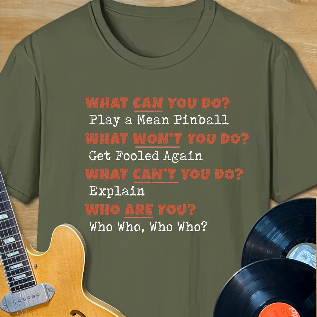 Mean Pinball Q&A T-Shirt