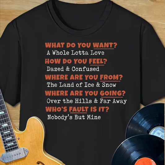 Whole Lotta Love Q&A T-Shirt