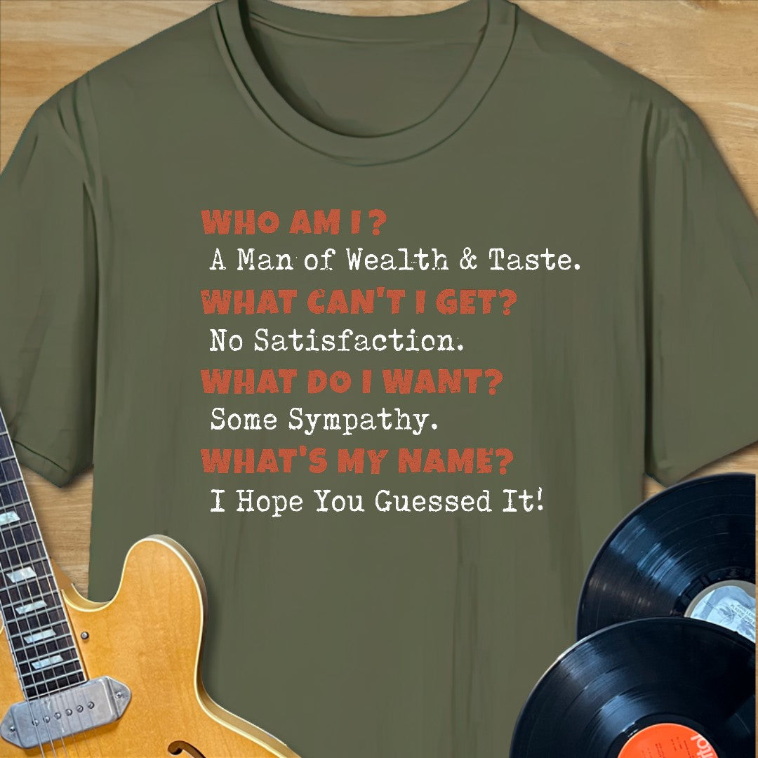 Wealth & Taste Q&A T-Shirt