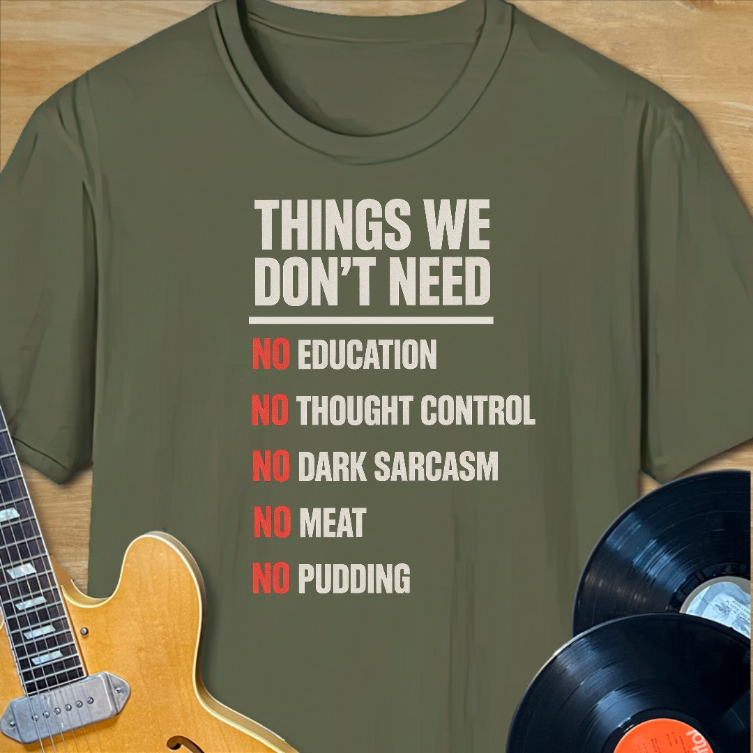 No Dark Sarcasm T-Shirt