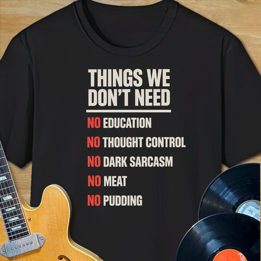 No Dark Sarcasm T-Shirt