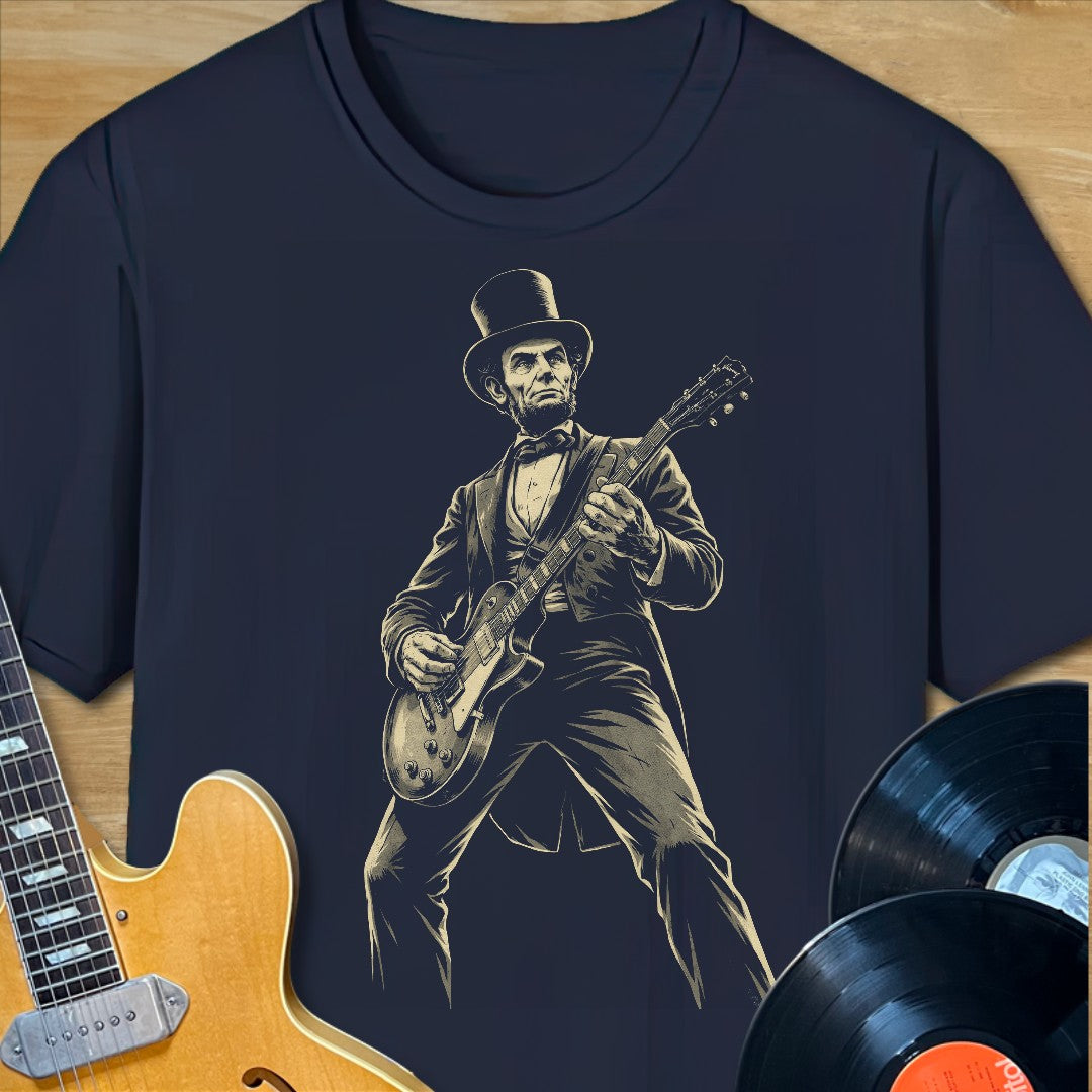 Abe Lincoln Guitar T-Shirt