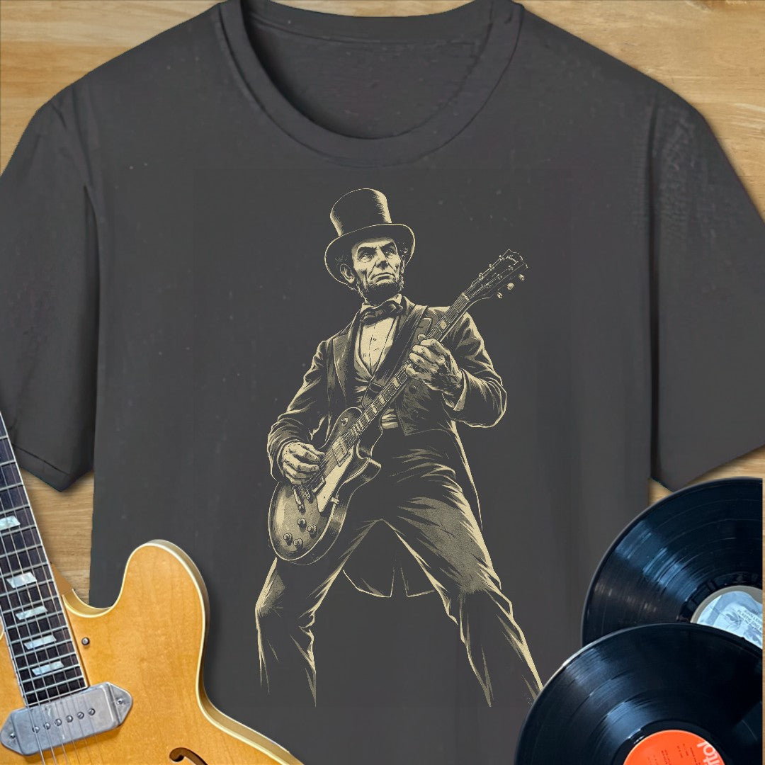 Abe Lincoln Guitar T-Shirt
