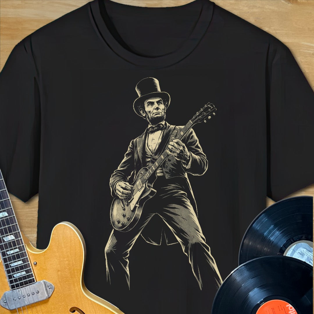 Abe Lincoln Guitar T-Shirt