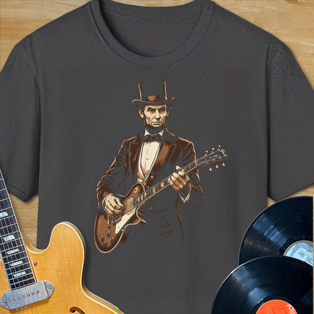 Abe Lincoln Guitar Tee