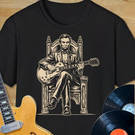 Lincoln Guitar Sitting Tee