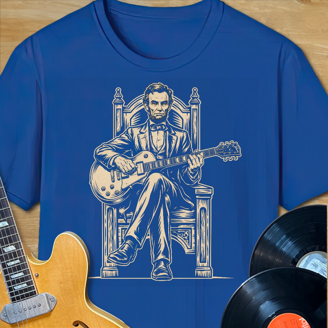 Lincoln Guitar Sitting Tee