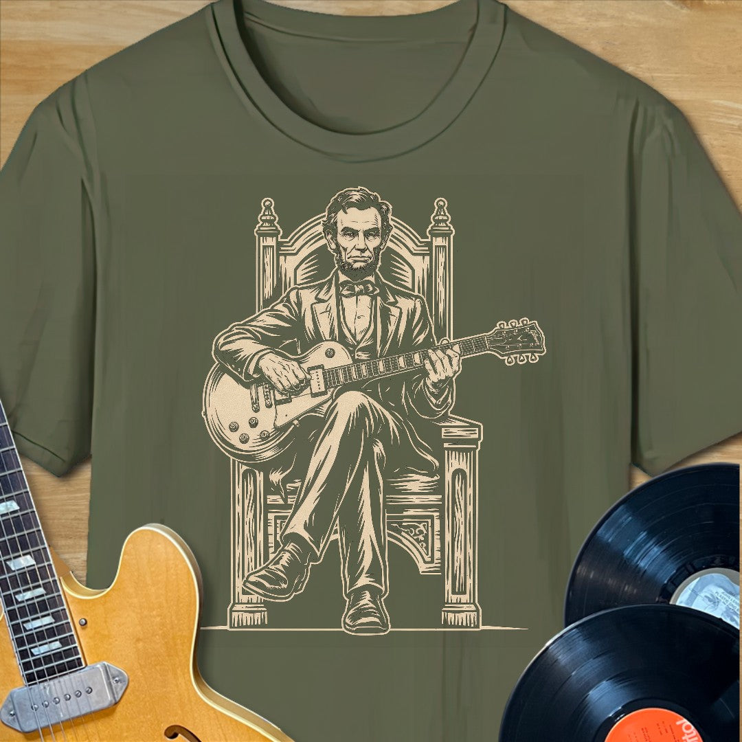 Lincoln Guitar Sitting Tee