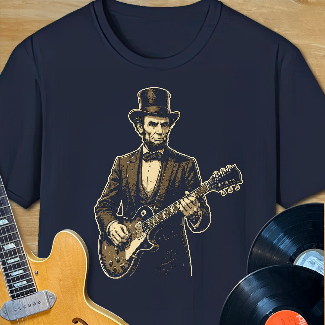 Abe Lincoln Guitar TShirt