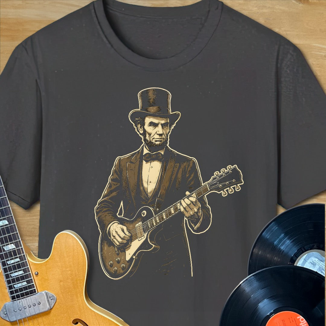 Abe Lincoln Guitar TShirt