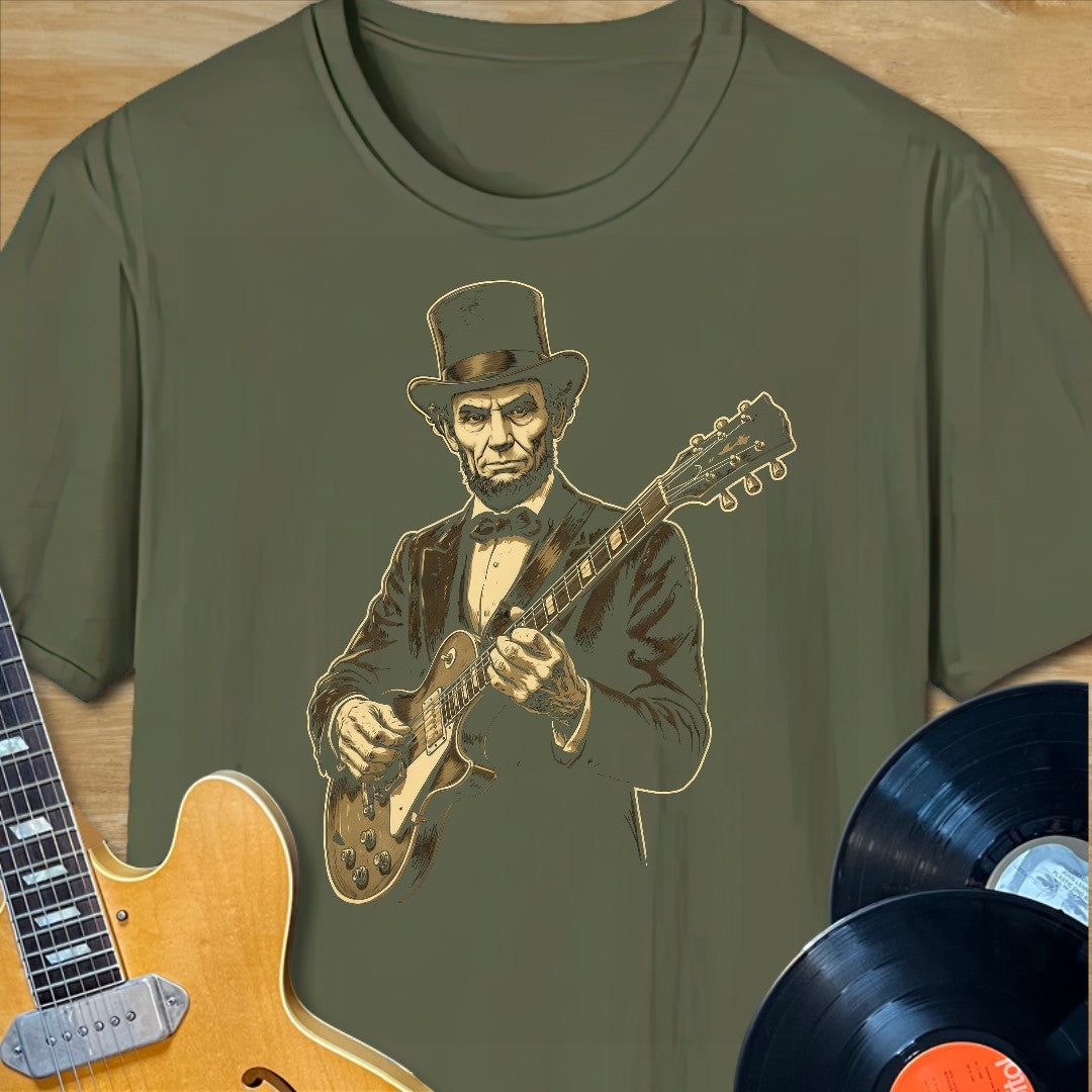 Lincoln Guitar TShirt