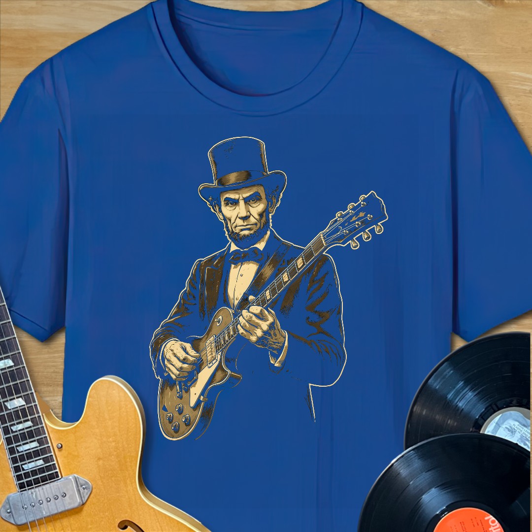 Lincoln Guitar TShirt