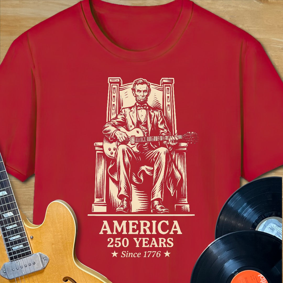 Lincoln Seated America 250 T-Shirt