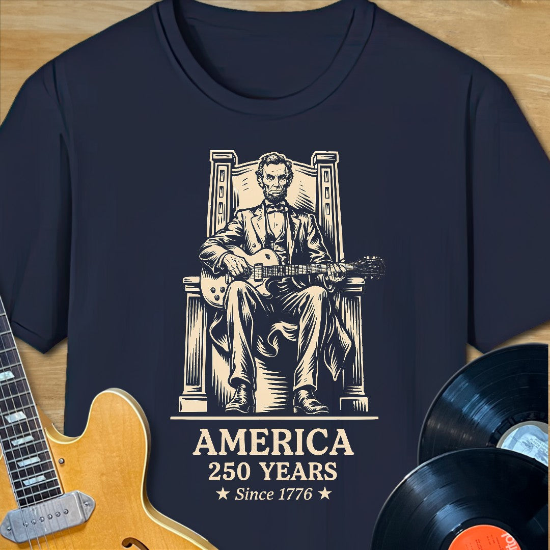 Lincoln Seated America 250 T-Shirt