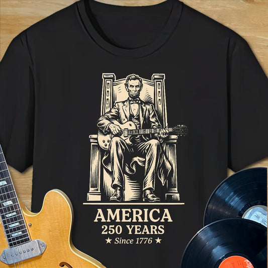 Lincoln Seated America 250 T-Shirt