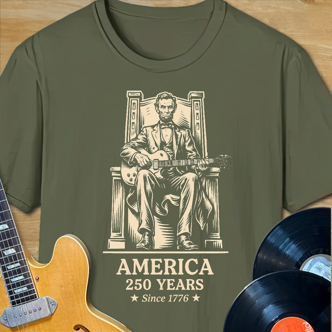 Lincoln Seated America 250 T-Shirt