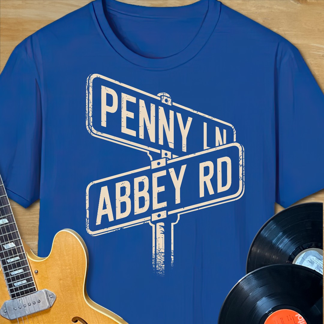 Penny Ln & Abbey Rd T-Shirt