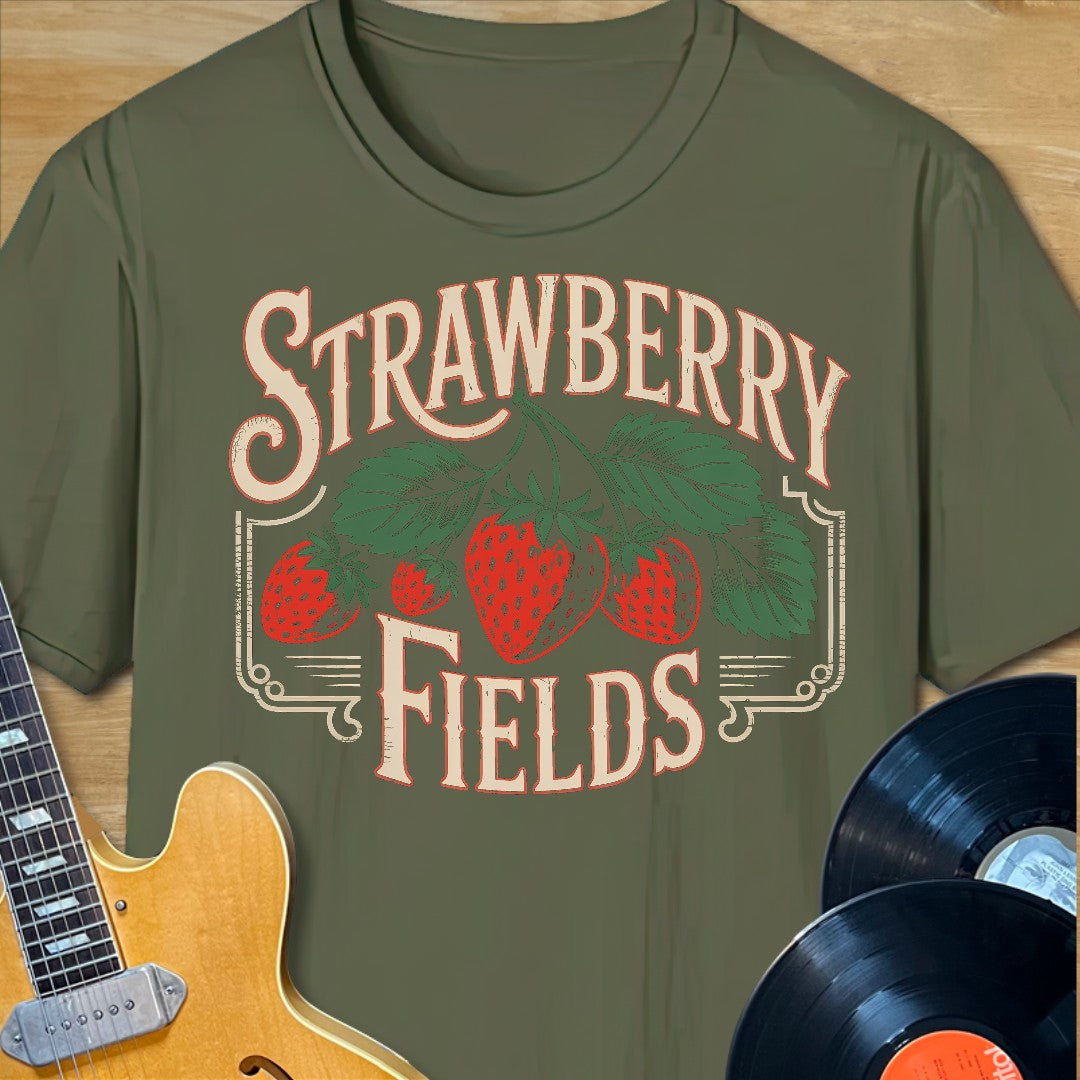 Strawberry Fields Crate Art T-Shirt