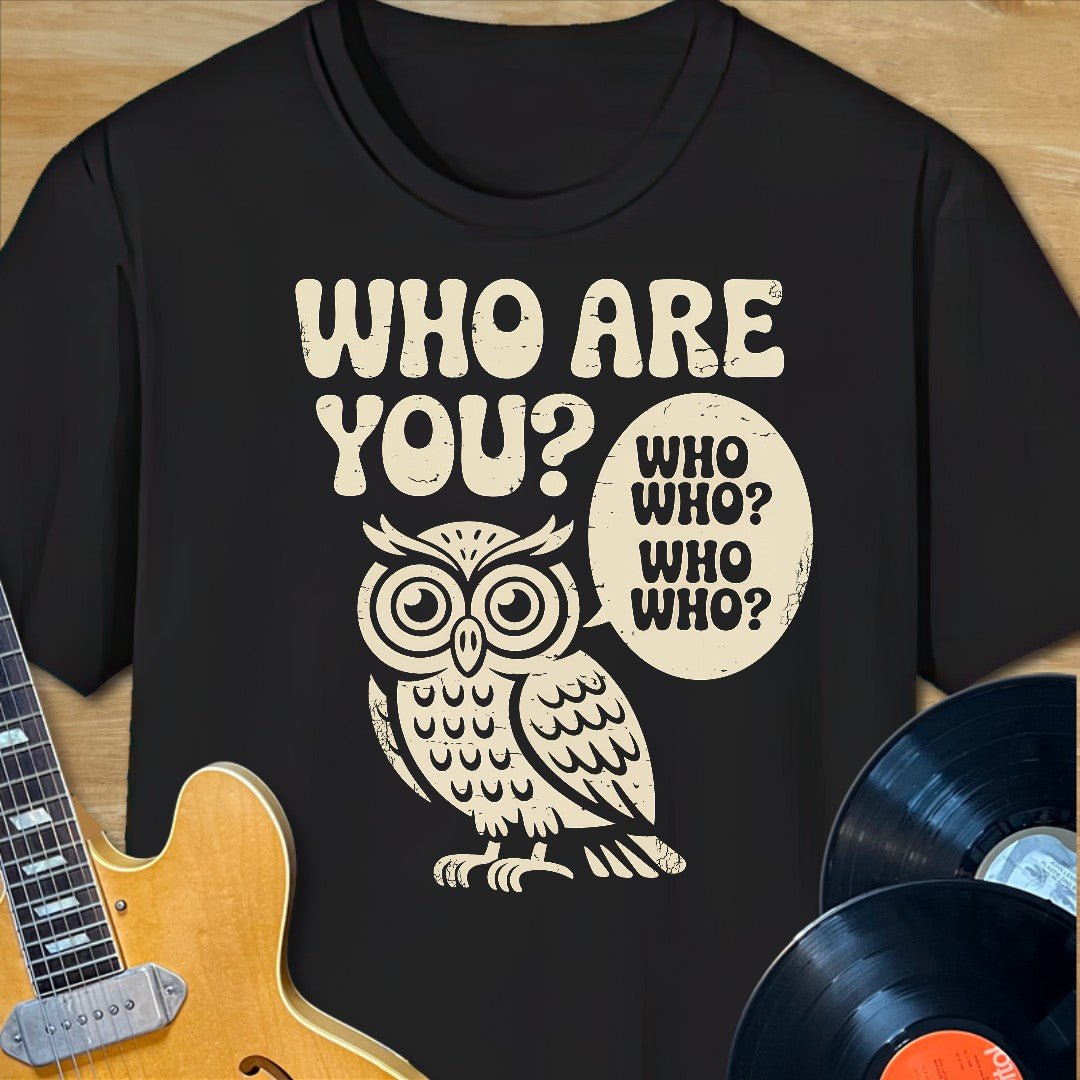 Who Are You Owl T-Shirt