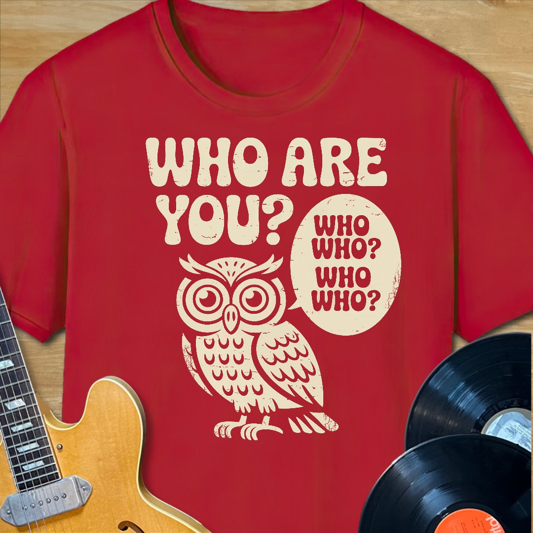 Who Are You Owl T-Shirt