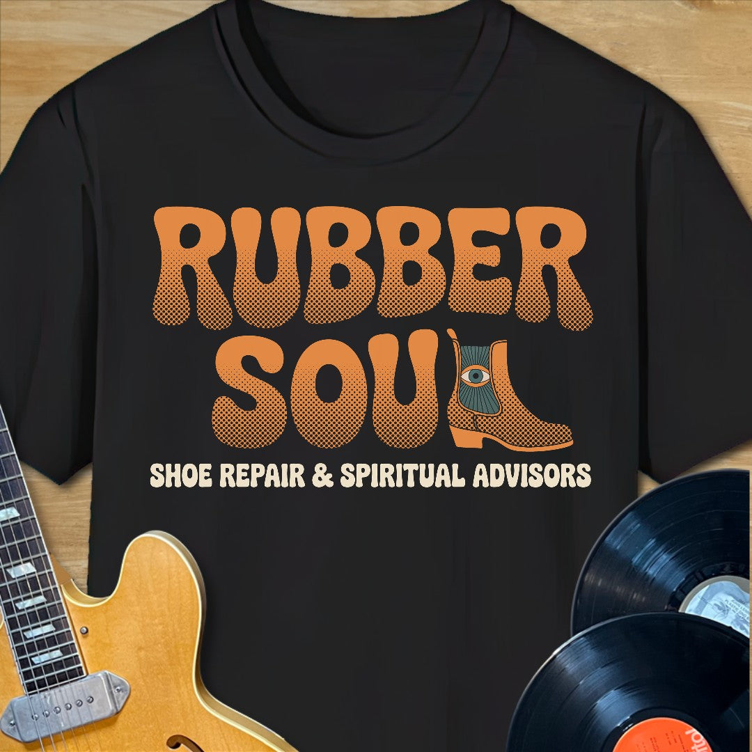 Rubber Soul Shoe Repair T-Shirt