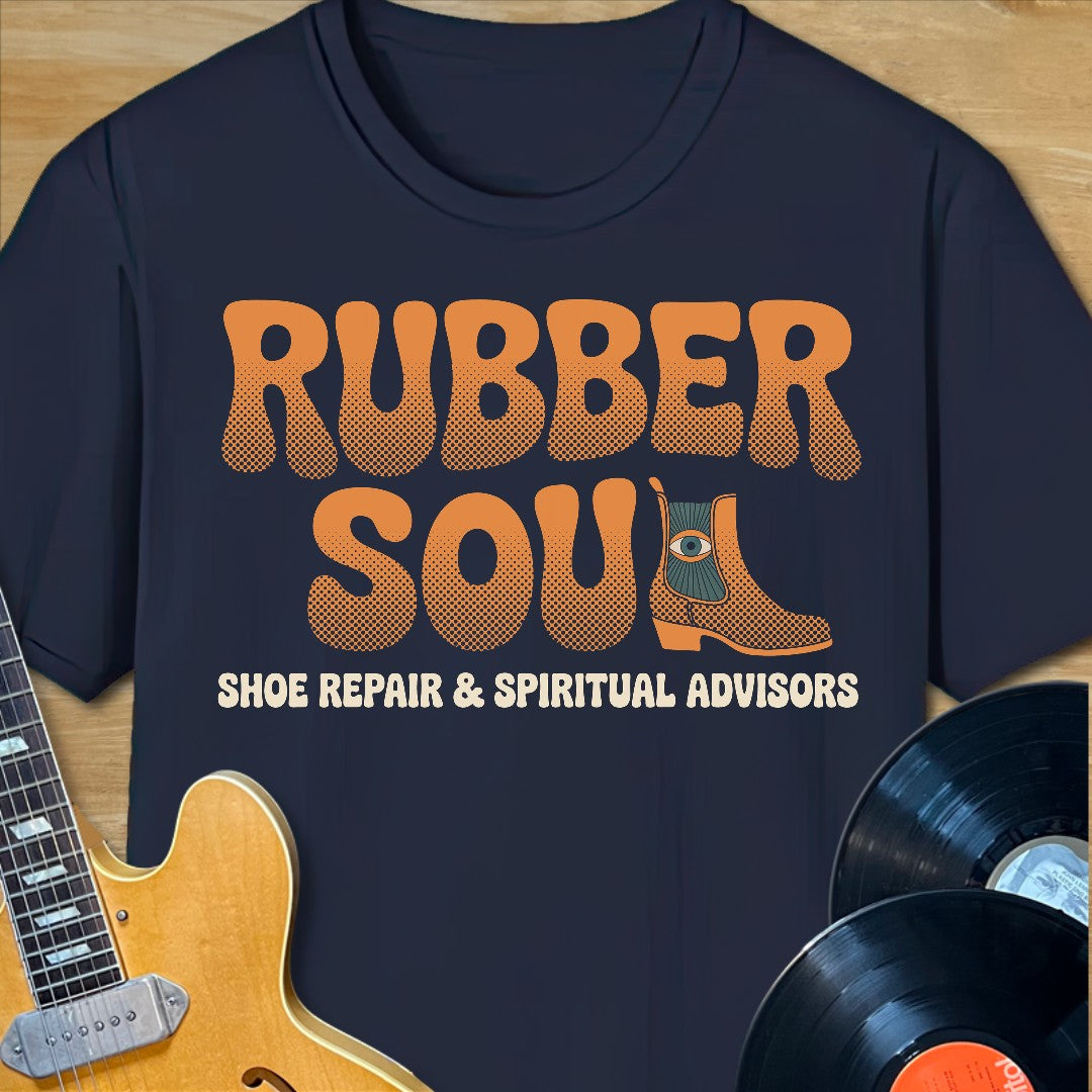 Rubber Soul Shoe Repair T-Shirt