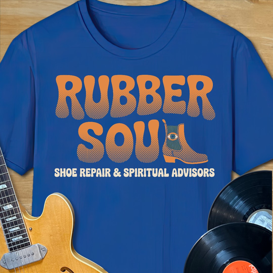Rubber Soul Shoe Repair T-Shirt
