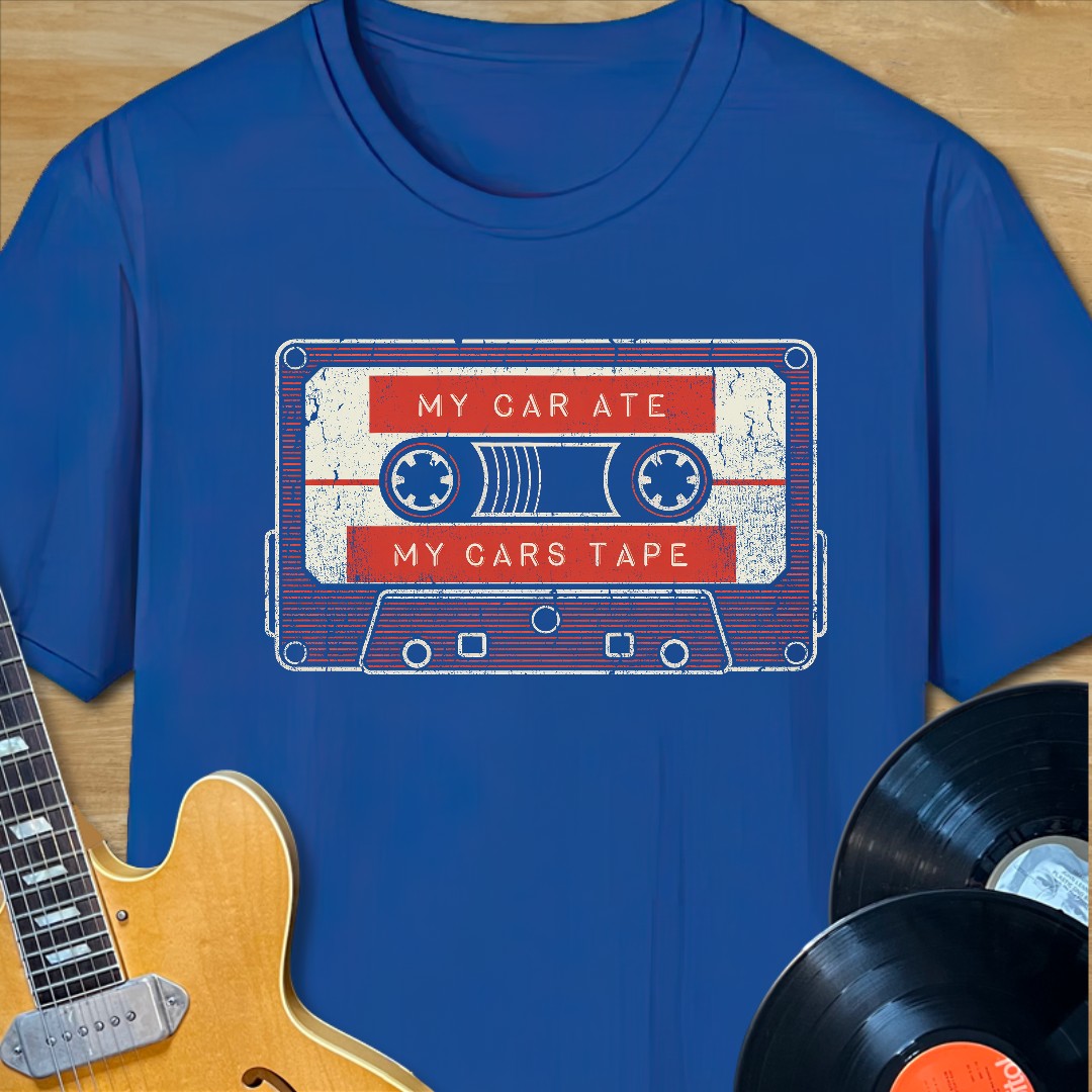 Car Ate Cars Tape T-Shirt