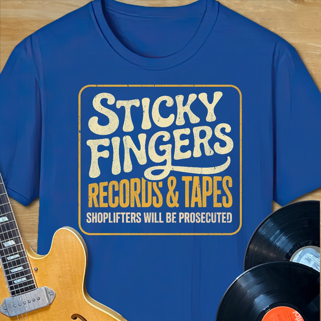 Sticky Fingers Records & Tapes T-Shirt