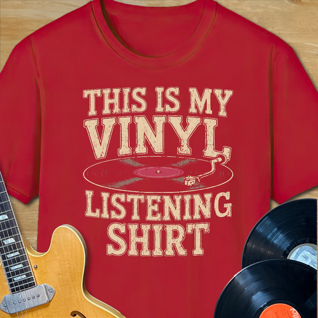 Vinyl Listening Shirt T-Shirt