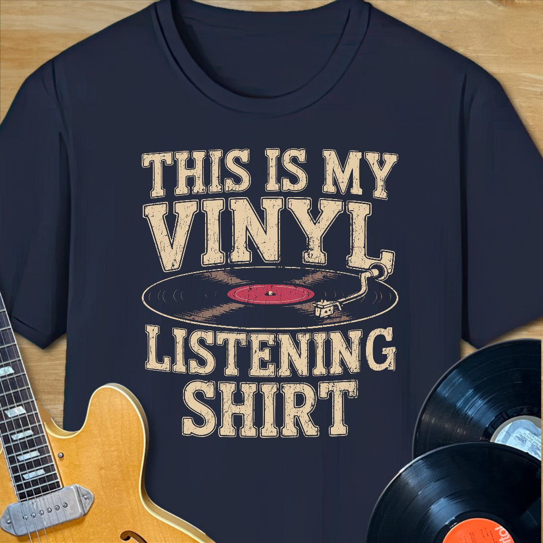 Vinyl Listening Shirt T-Shirt