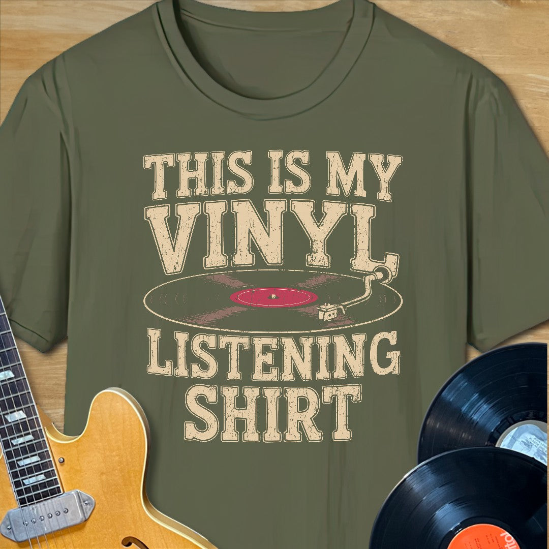 Vinyl Listening Shirt T-Shirt