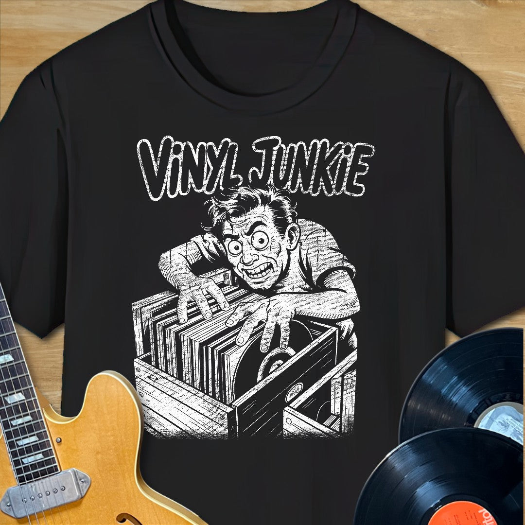 Vinyl Crazed Man T-Shirt