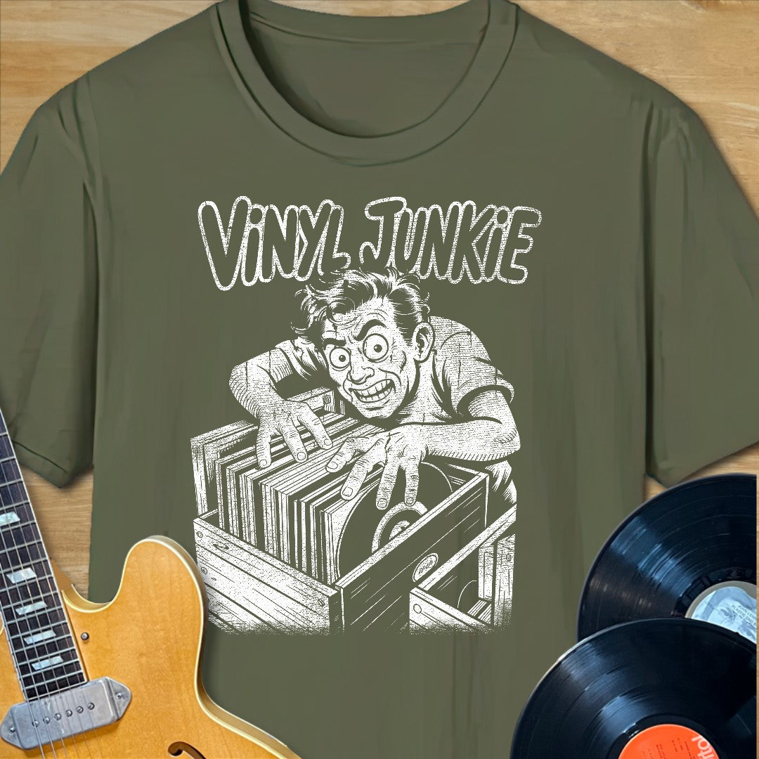 Vinyl Crazed Man T-Shirt