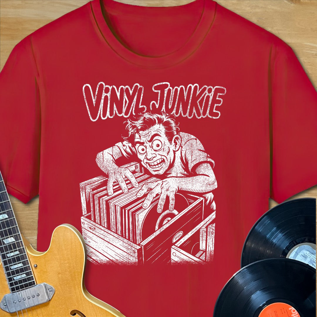 Vinyl Crazed Man T-Shirt
