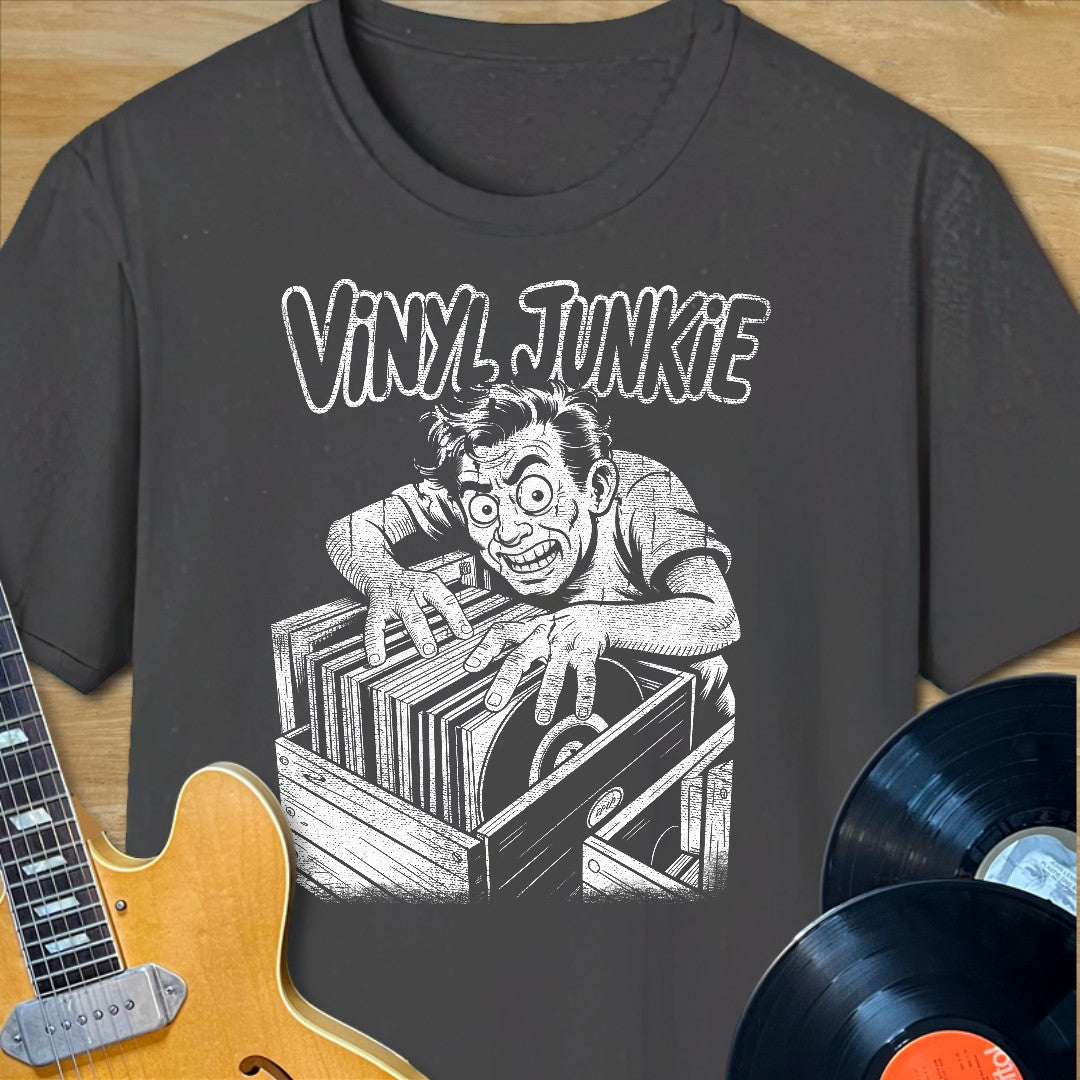 Vinyl Crazed Man T-Shirt