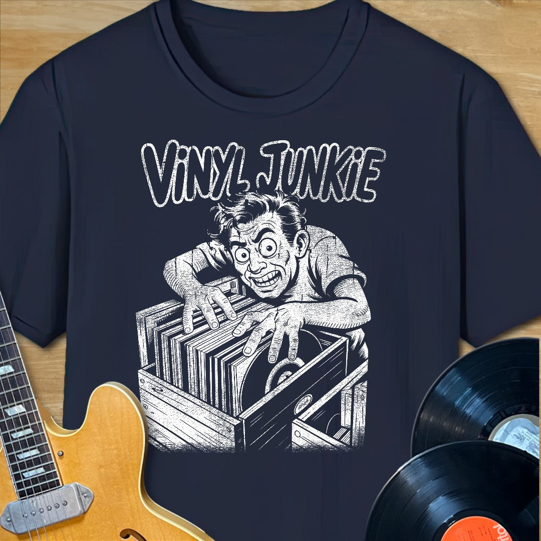 Vinyl Crazed Man T-Shirt