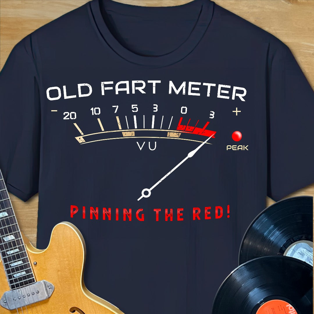 Old Fart VU Meter T-Shirt