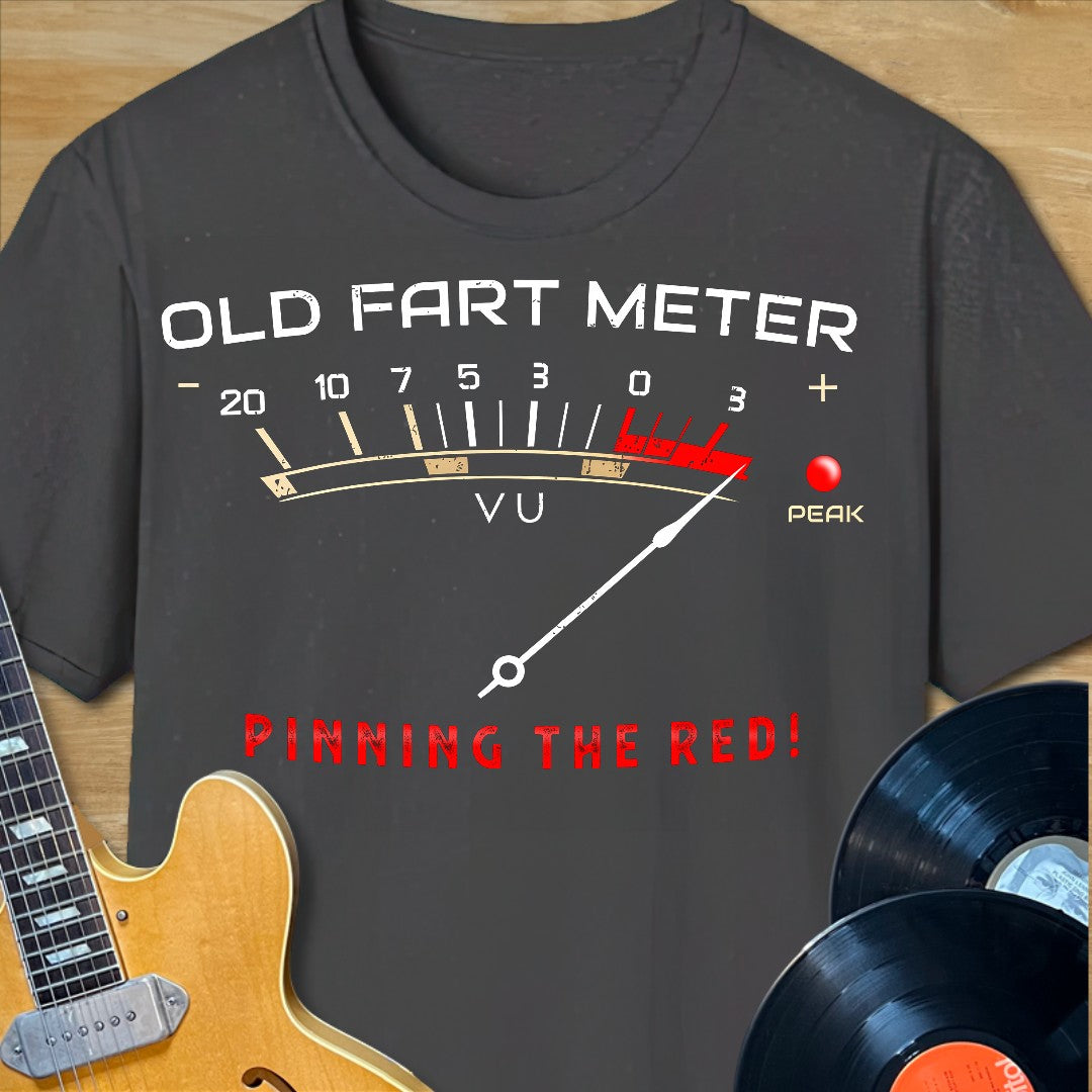 Old Fart VU Meter T-Shirt