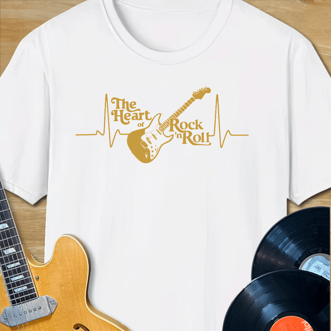 The Heart of Rock n Roll EKG T-Shirt