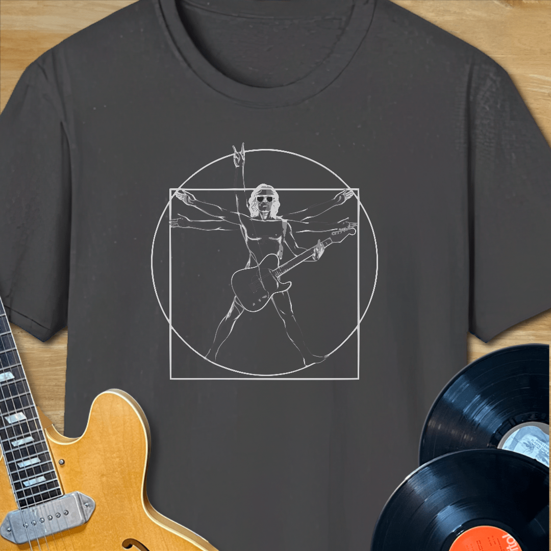 DaVinci Guitar Man T-Shirt