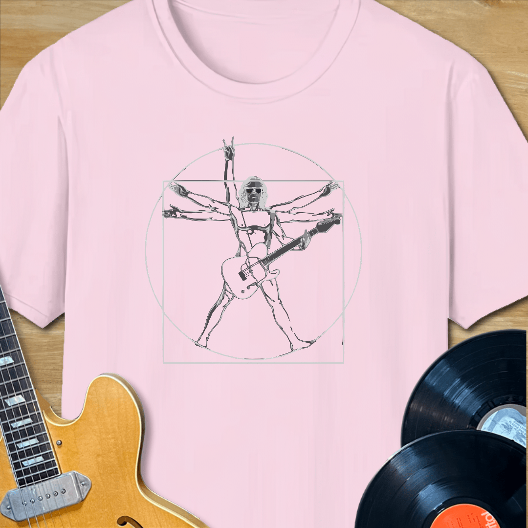 DaVinci Guitar Man T-Shirt